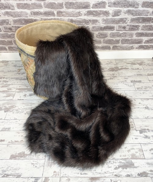 Luxury Brown Bear blanket or sofa throw