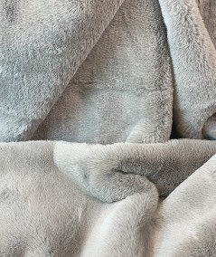 Close up image of Richmond Taupe faux fur fabric