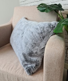 Luxury faux fur rectangular cushions