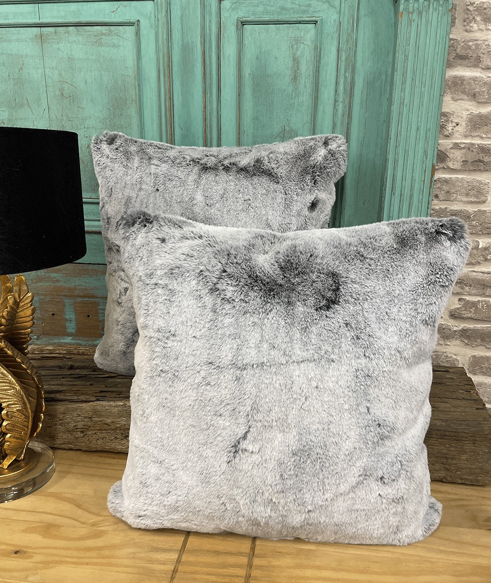 Luxury faux fur cushion covers