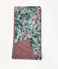 Luxury reversible velvet bed runner