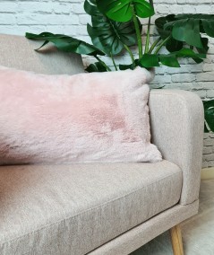 Pale pink rectangular cushions