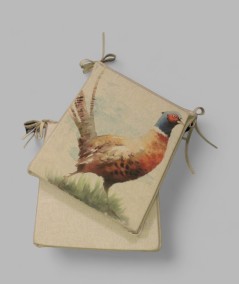 Large Pheasant reversible tapered seat pads