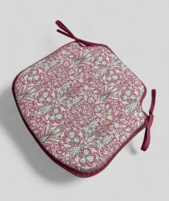 William Morris Snakeshead Crimson Spindle Seat Pads