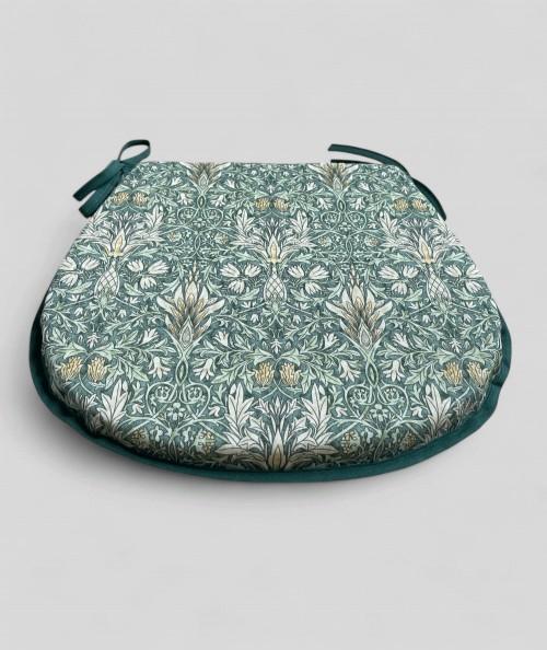 Green D Shaped Seat Pad Snakeshead Forest