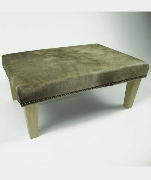 Modern rectangular footstool